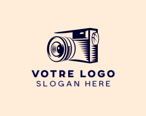 Vlogger - Dslr Photo Camera logo design