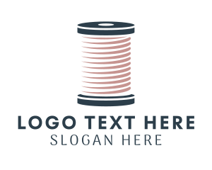 Knitting Thread Spool Logo