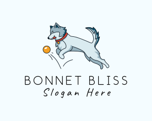 Husky Pet Dog Logo