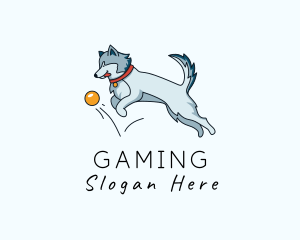Husky Pet Dog Logo