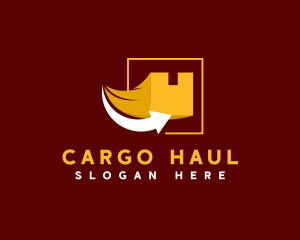 Cargo Box Arrow logo design