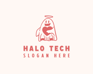 Ghost Halo Spirit logo design