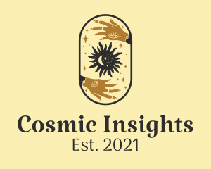 Astrological Moon and Sun  logo design