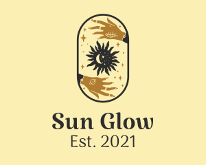 Astrological Moon and Sun  logo design