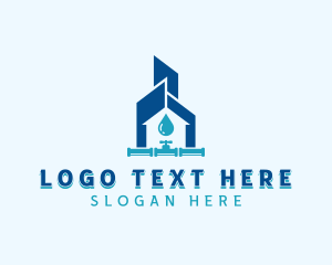 Gate Valve - Plumbing Pipe Maintenance logo design