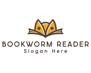 Reader - Fox Whisker Book logo design