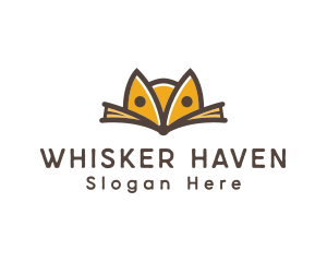 Whisker - Fox Whisker Book logo design