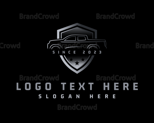 Metallic Pickup Vehicle Logo