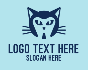 Pet Cat Dentist logo design