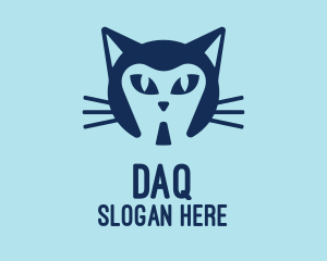 Pet Cat Dentist Logo