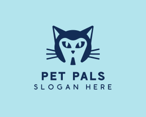 Pet Cat Dentist logo design