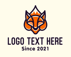 Coyote - Wild Fox Mountain logo design