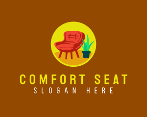 Chair Furniture Upholstery logo design