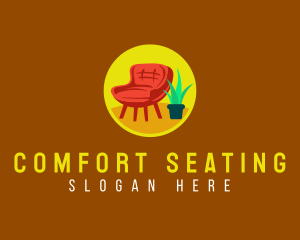 Chair Furniture Upholstery logo design