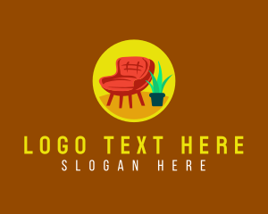 Sofa - Chair Furniture Upholstery logo design