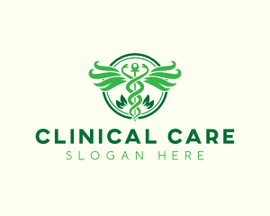 Caduceus Medical Clinic logo design