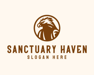 Eagle Wildlife Sanctuary logo design