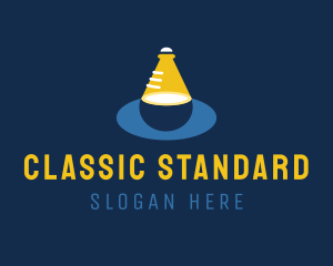 Standard - Laboratory Spotlight Flask logo design