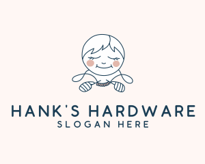 Hank - Girl Crochet Yarn logo design