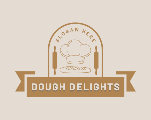 Dough - Bread Bakery Patisserie logo design