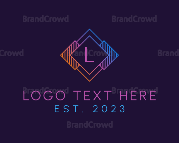 Gradient Diamond Business Company Logo