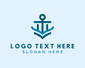 Maritime - Maritime Ferry Anchor logo design