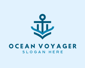 Seafarer - Maritime Ferry Anchor logo design