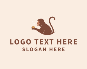 Drink - Drinking Monkey Coffee logo design