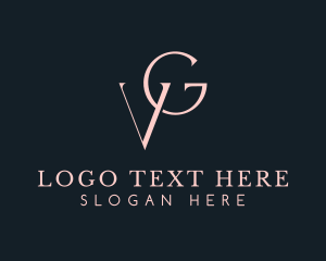 Vlogger - Beauty Luxury Business logo design