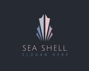 Shell - Symmetrical Shell Arrows logo design