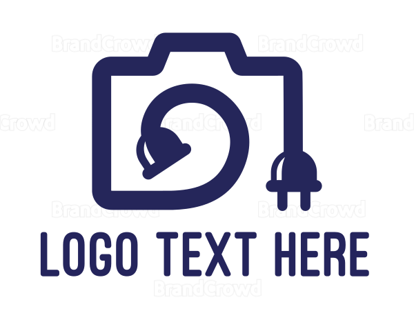 Camera Electrical Plug Logo