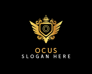 Luxury Shield Wing  logo design