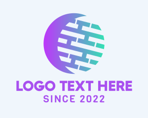 Application - Network Tech Moon logo design
