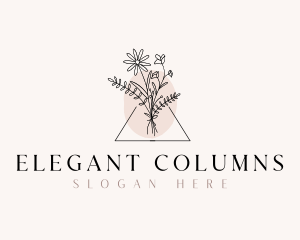 Elegant Bouquet Flower logo design