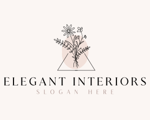 Elegant Bouquet Flower logo design