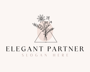 Elegant Bouquet Flower logo design