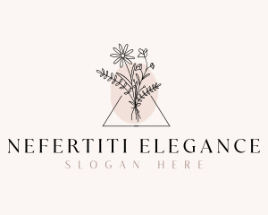 Elegant Bouquet Flower logo design