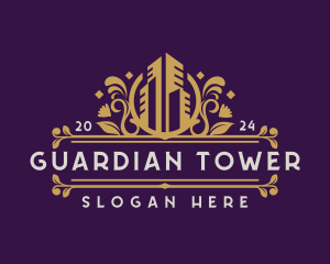 Luxury City Buildings logo design