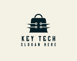 Online Shopping Tech logo design