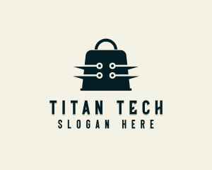 Online Shopping Tech logo design