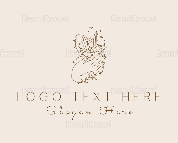 Luxury Crystal Gemstones Logo