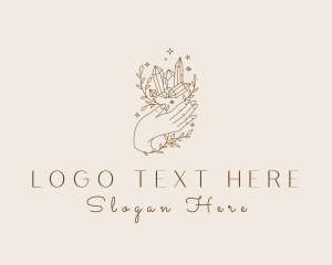 Luxe - Luxury Crystal Gemstones logo design