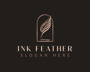 Quill - Pen Quill Feather logo design