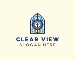 Chapel Glass Window logo design