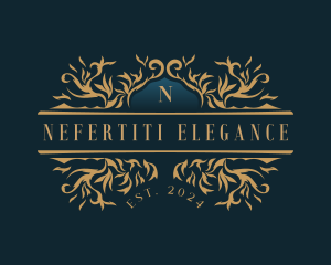 Ornament Floral Botanical logo design