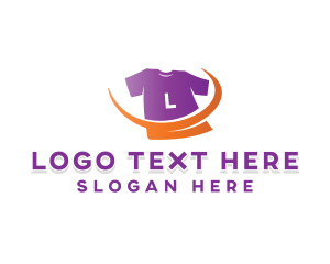 Printing - Swoosh Shirt Laundry logo design
