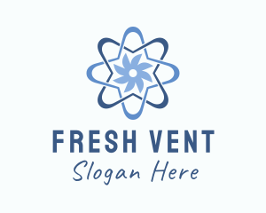 Vent - Cooling Fan Ventilation logo design