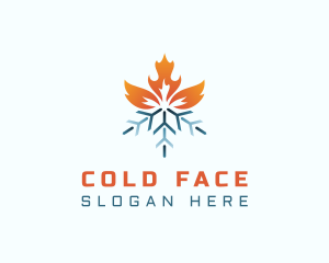 Heating Cold Flame logo design