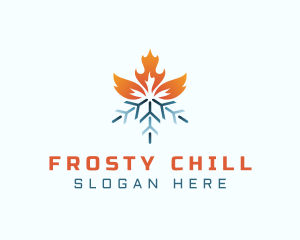 Cold - Heating Cold Flame logo design