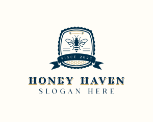 Beekeeper - Honeycomb Beekeeper Apothecary logo design